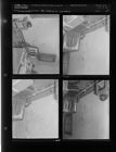 Wall cracking at courthouse (4 Negatives), December 1955 - February 1956, undated [Sleeve 25, Folder d, Box 9]